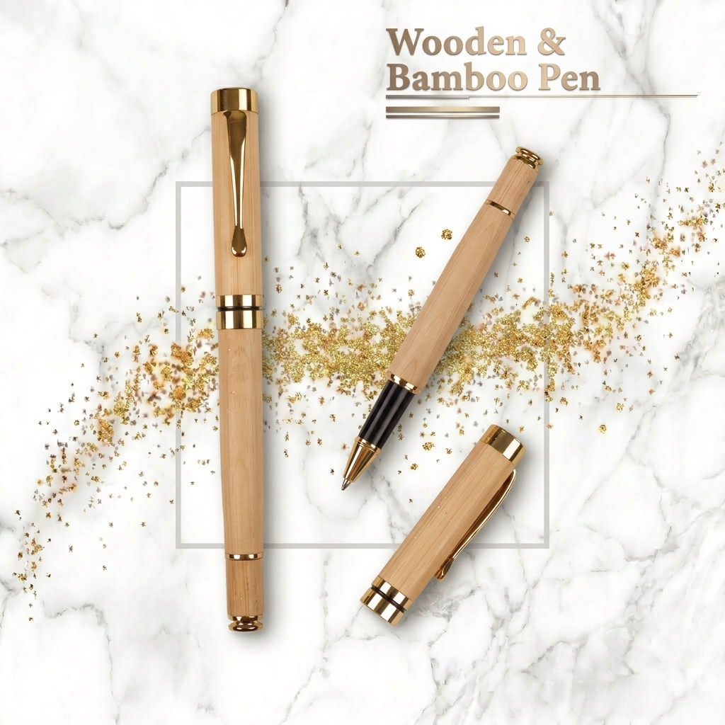 Wooden & Bamboo Pen