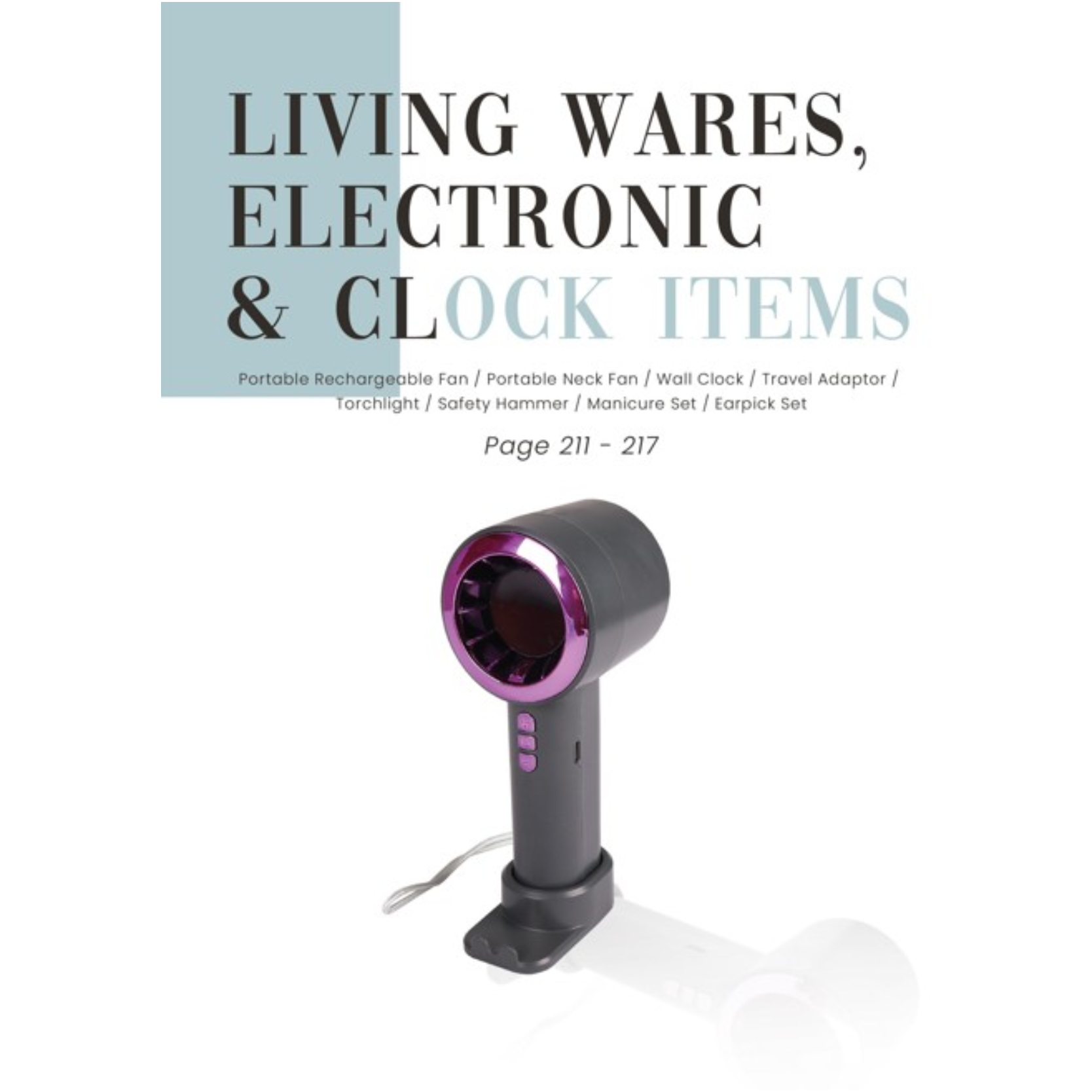 Living Wares, Electronic and Clock Item