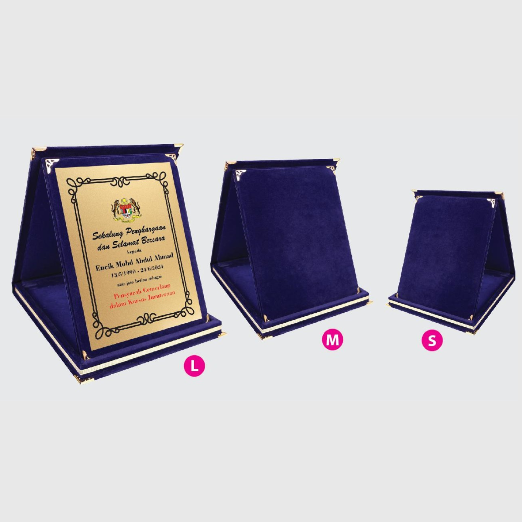 Plaque Box & Plate