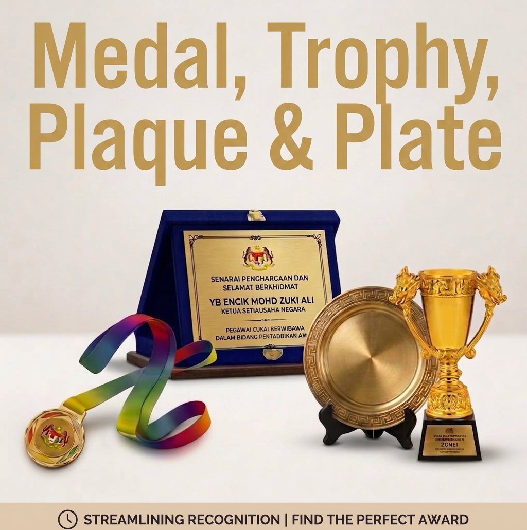 Medal, Trophy, Plaque & Plate