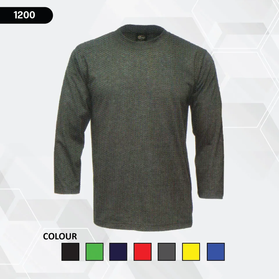 ENZO CODE 1200N LONGSLEEVE PLAIN ROUNDNECK