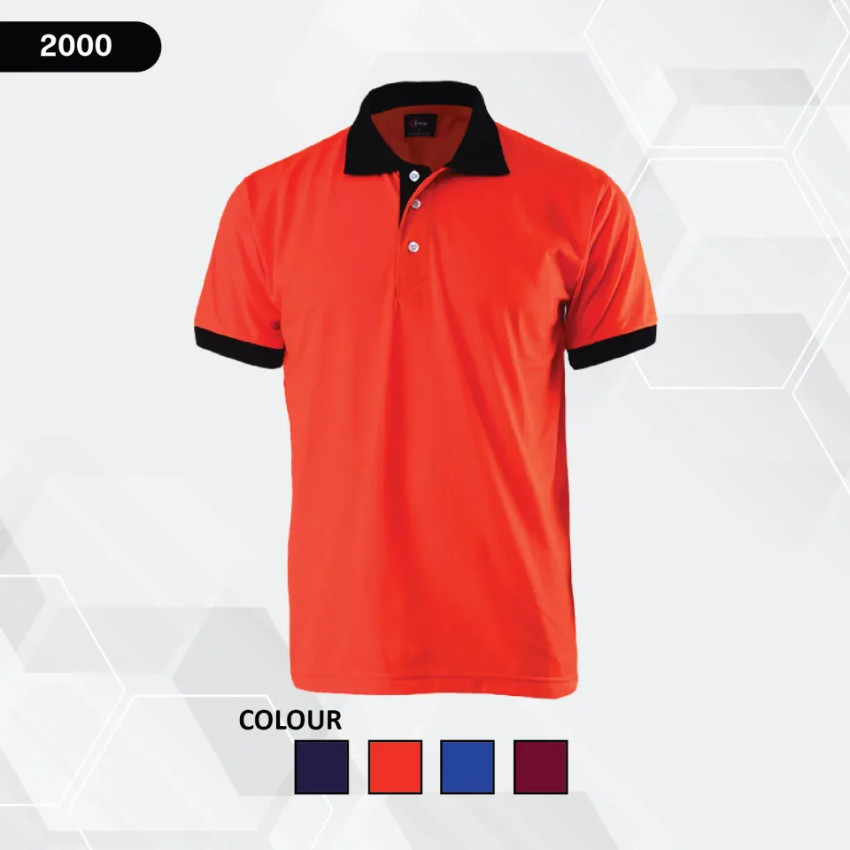 ENZO CODE 2000 POLO WITH CONTRA COLOR COLLAR & CUFF