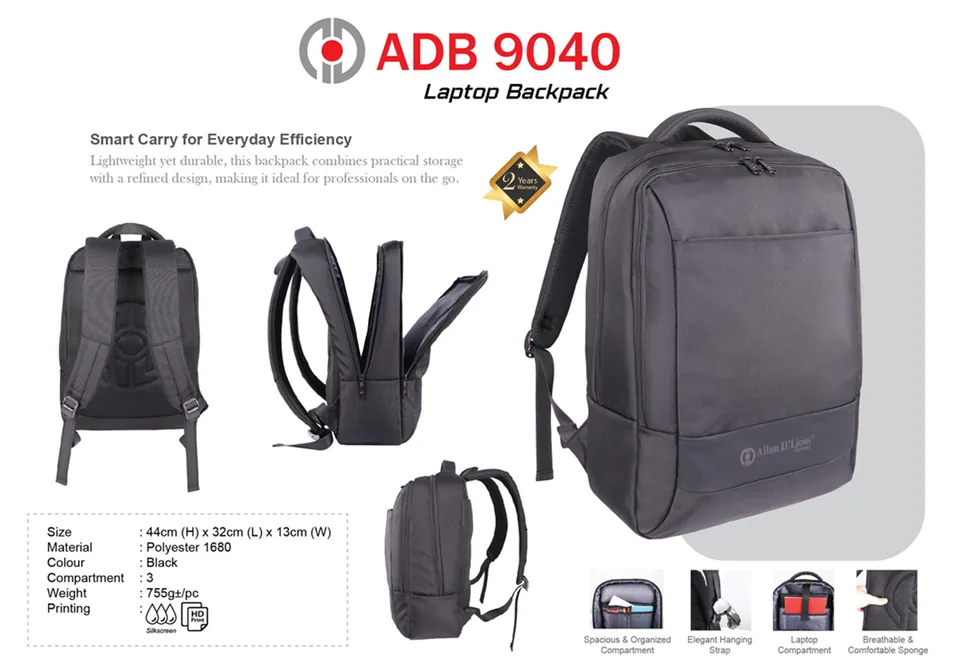 ADB 9040 Laptop Backpack