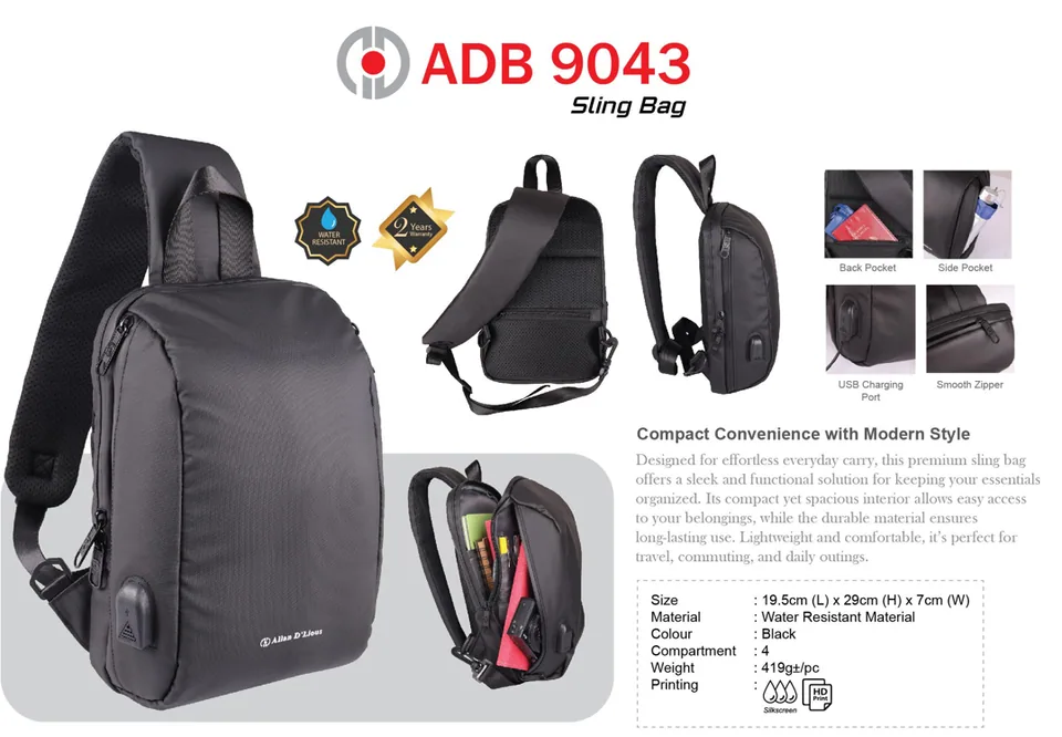 ADB 9043 Sling Bag