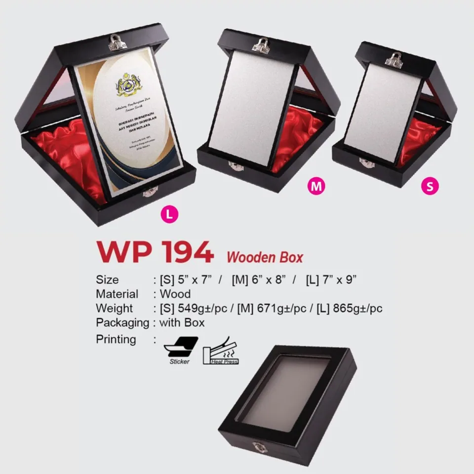 WP 194 Wooden Box