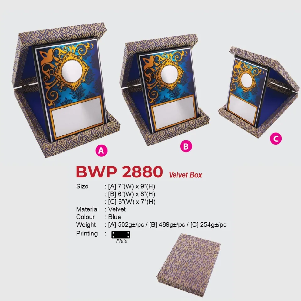 BWP 2880 Velvet Box