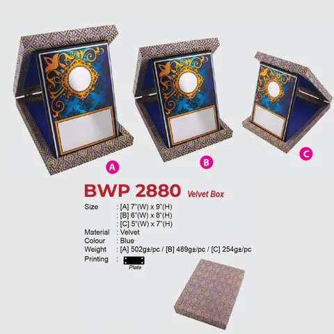 BWP 2880 Velvet Box