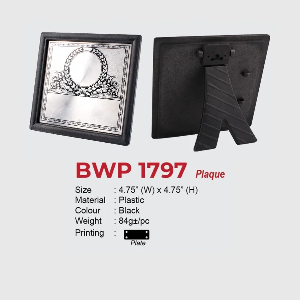 BWP 1797 Plaque