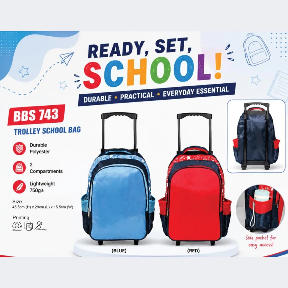 BBS 743 Trolley School Bag