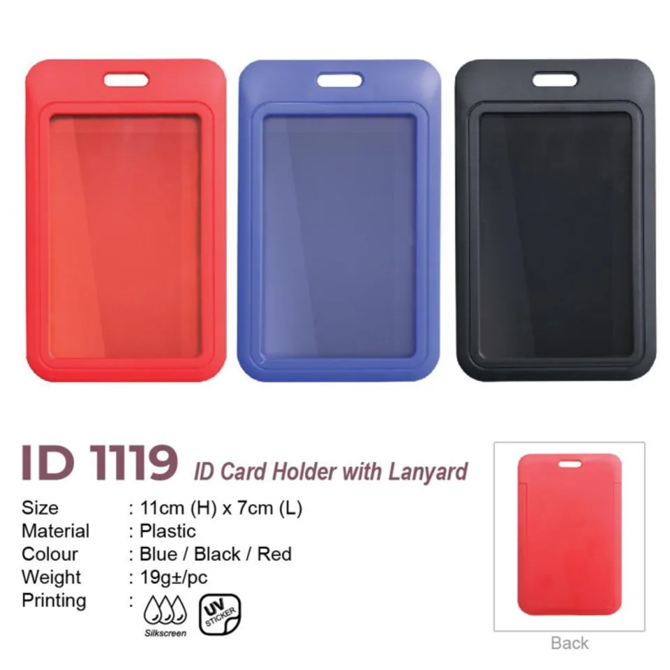 ID 1119 ID Card Holder With Lanyard