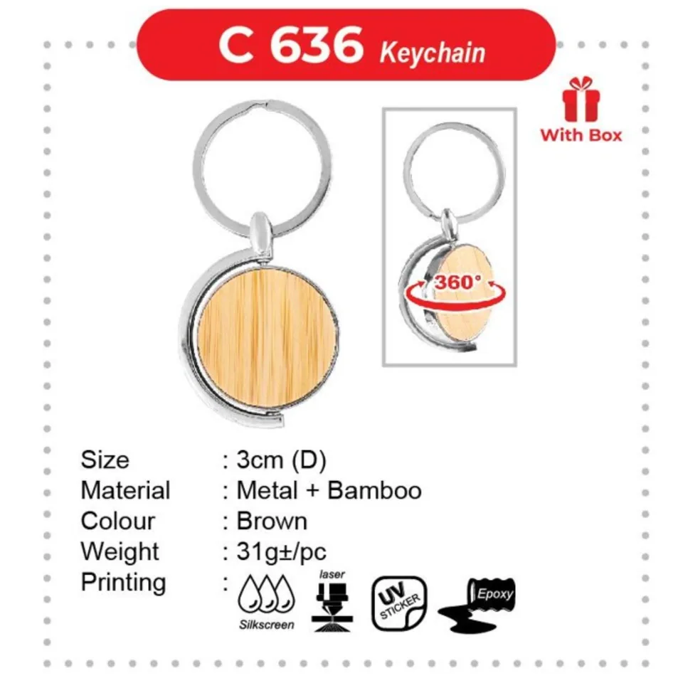 C 636 Keychain