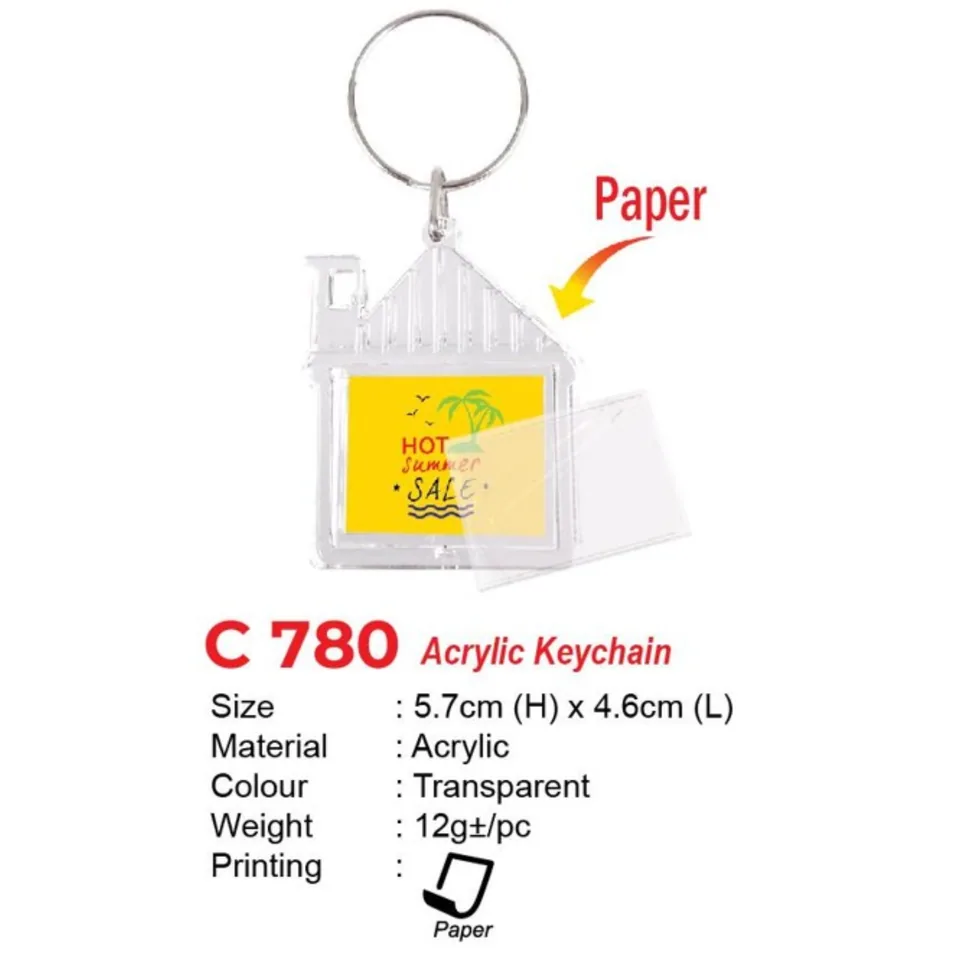 C 780 Acrylic Keychain