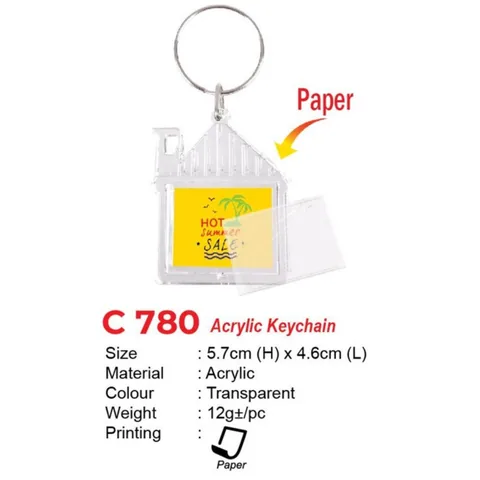 C 780 Acrylic Keychain