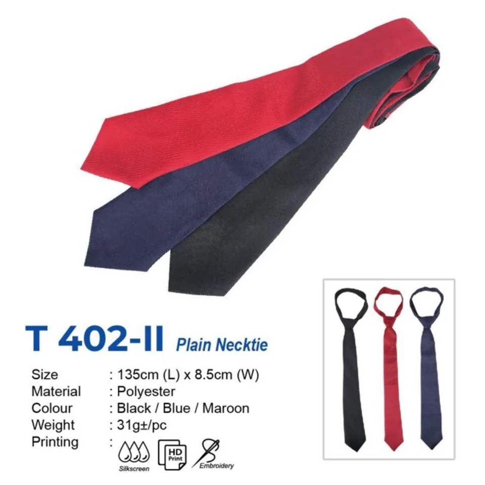 T 402-II Plain Necktie