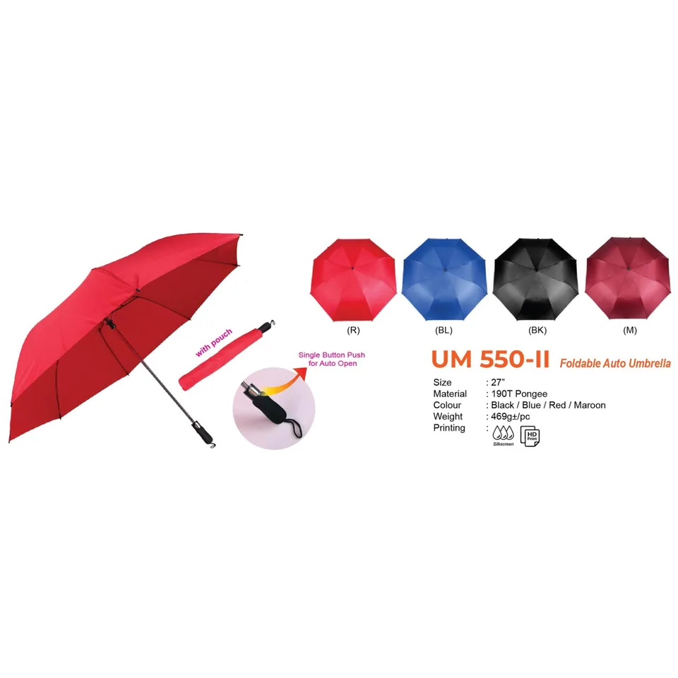 UM 550-II Foldable Auto Umbrella