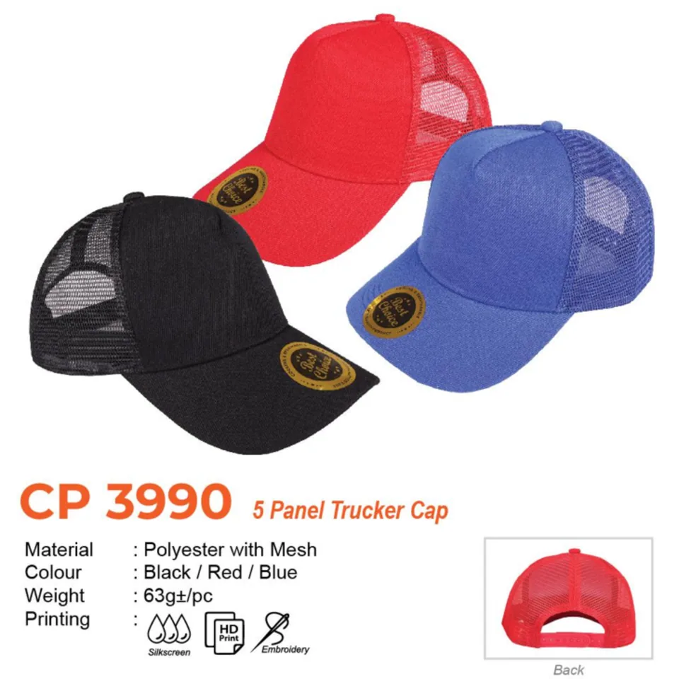 CP 3990 (5 Panel Trucker Cap)