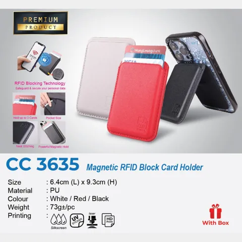 CC 3635 Magnetic RFID Block Card Holder