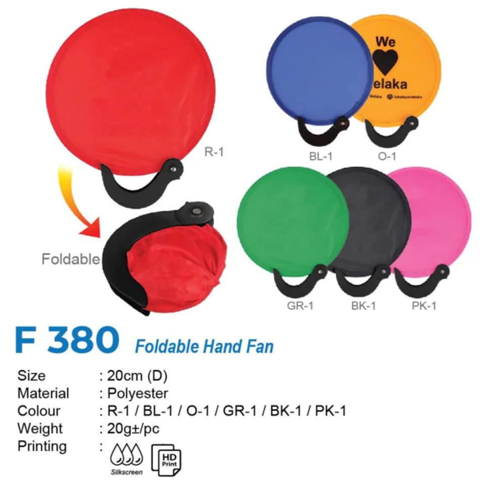 F 380 Foldable Hand Fan