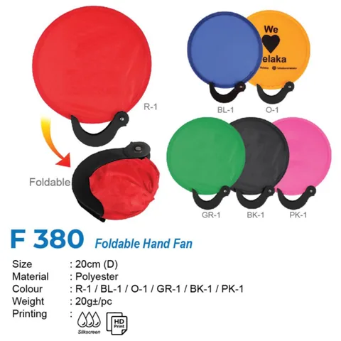 F 380 Foldable Hand Fan