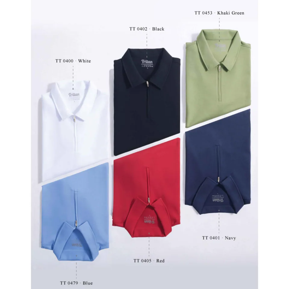 TT 04 PREMIUM COLLECTION Premium Half-Zip Polo Shirt
