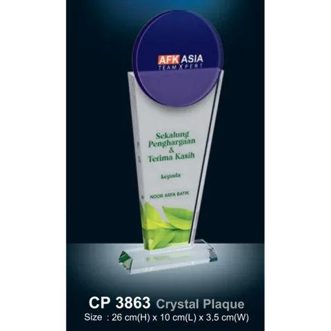 Crystal Plaque