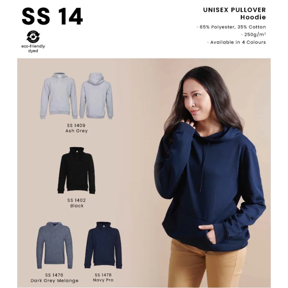 SS 14 UNISEX PULLOVER Hoodie