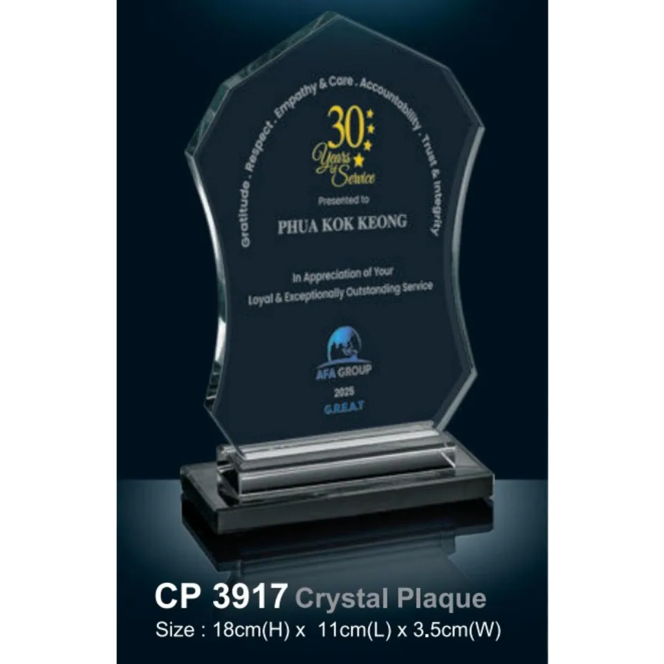 Crystal Plaque