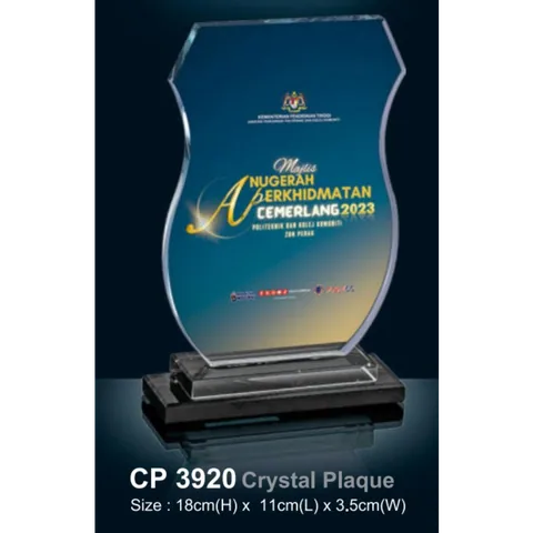 Crystal Plaque