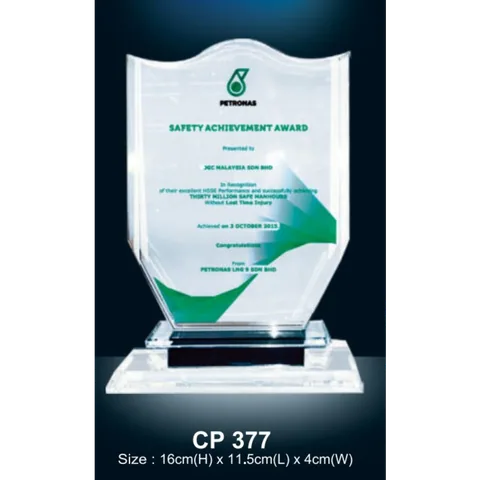 Crystal Plaque