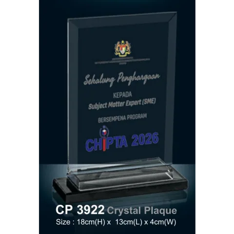 Crystal Plaque