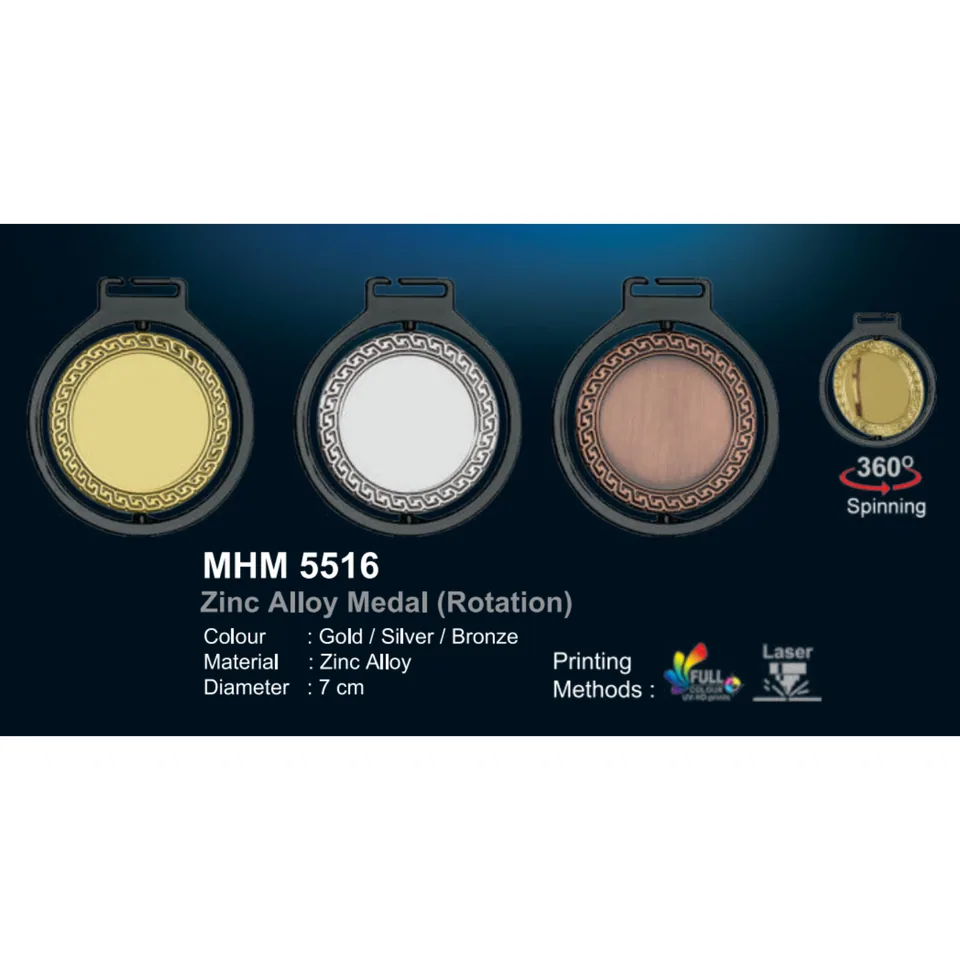 Zinc Alloy Medal (Rotation)