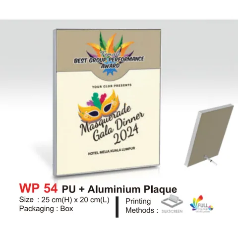 PU + Aluminium Plaque