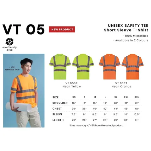 VT 05 UNISEX SAFETY TEE Short Sleeve T-Shirt