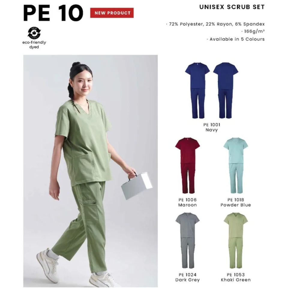 PE 10 UNISEX SCRUB SET