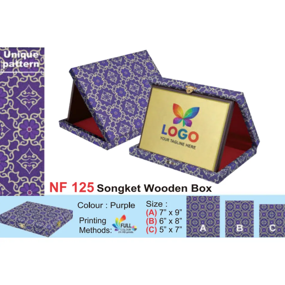 Songket Wooden Box