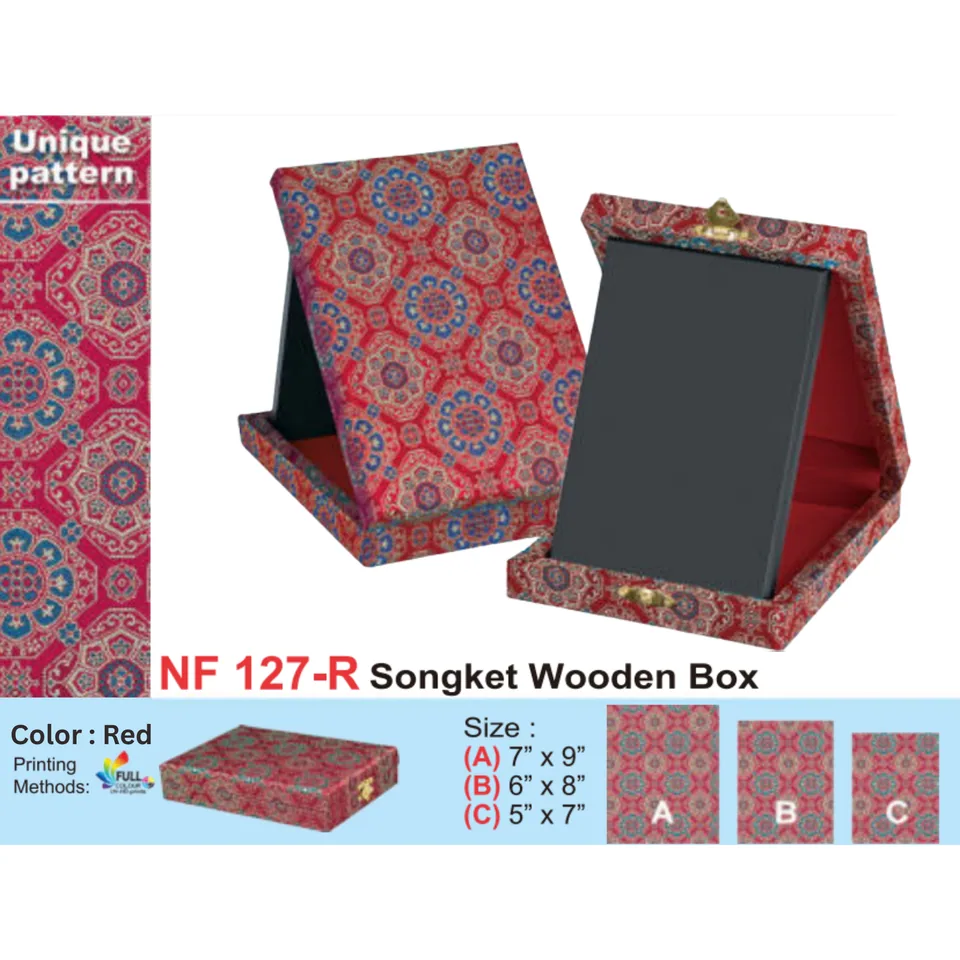 Songket Wooden Box