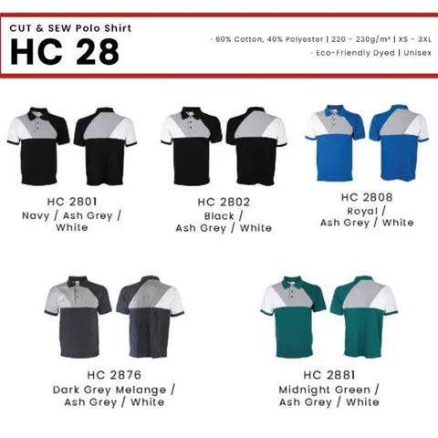 HC 28 CUT & SEW Polo Shirt