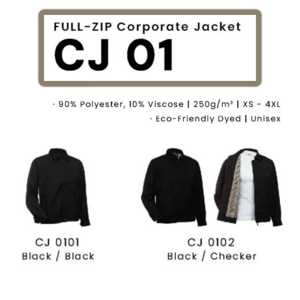 CJ 01 FULL-ZIP Corporate Jacket