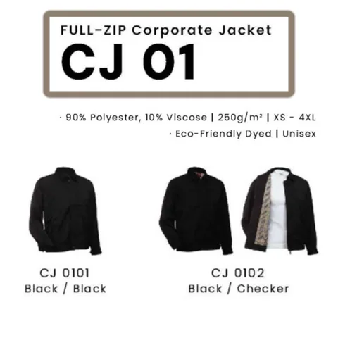 CJ 01 FULL-ZIP Corporate Jacket