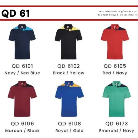 QD 61 Unisex Cool Fit