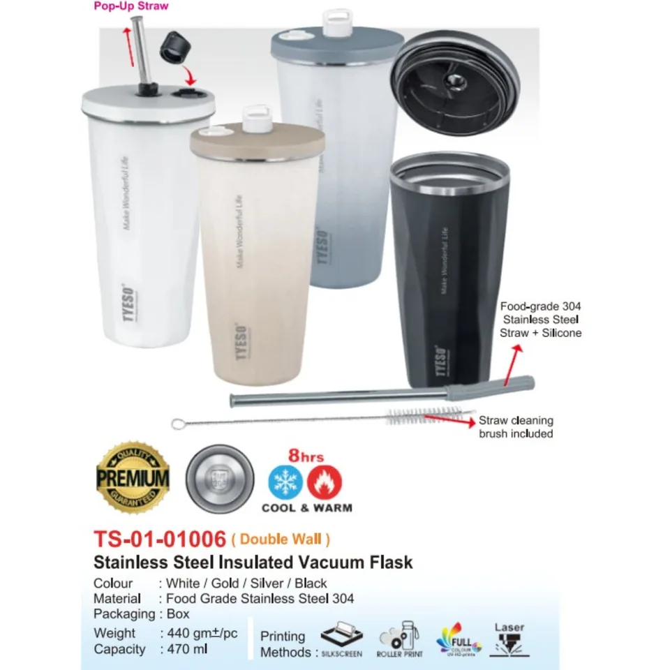 TS-01-01006 Stainless Steel Insulated Vacuum Flask
