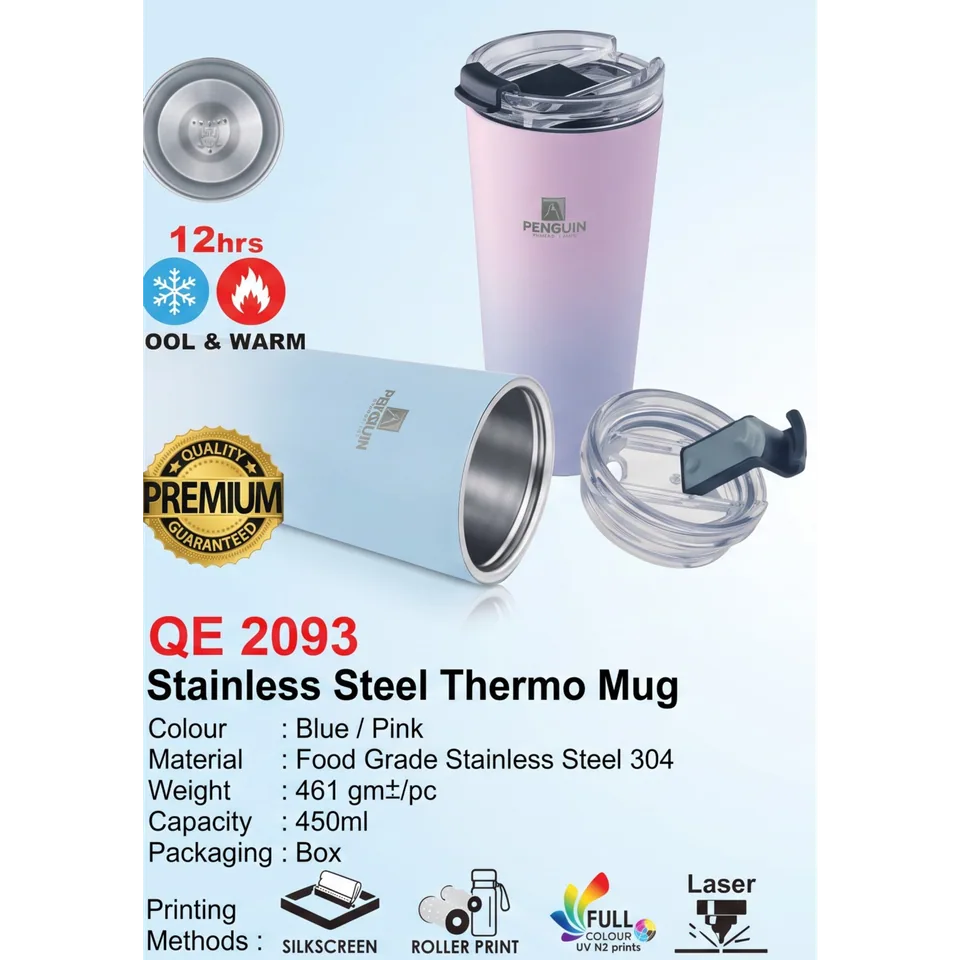 QE 2093 Stainless Steel Thermo Mug