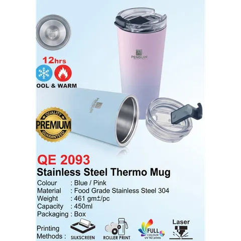 QE 2093 Stainless Steel Thermo Mug