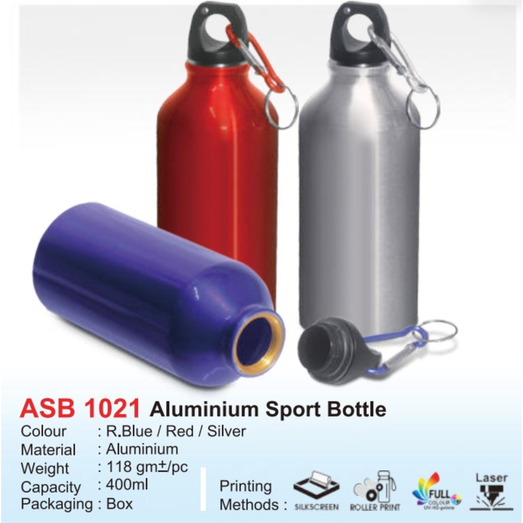 ASB 1021 Aluminium Sport Bottle