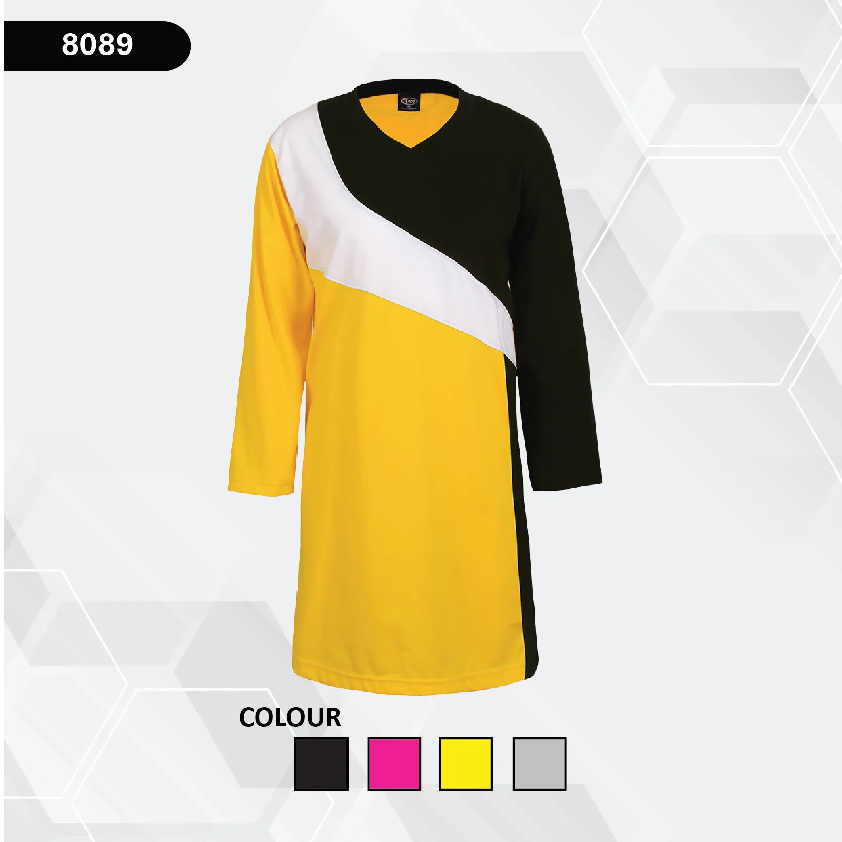 ENZO CODE 8089 COLOR BLOCK MUSLIMAH