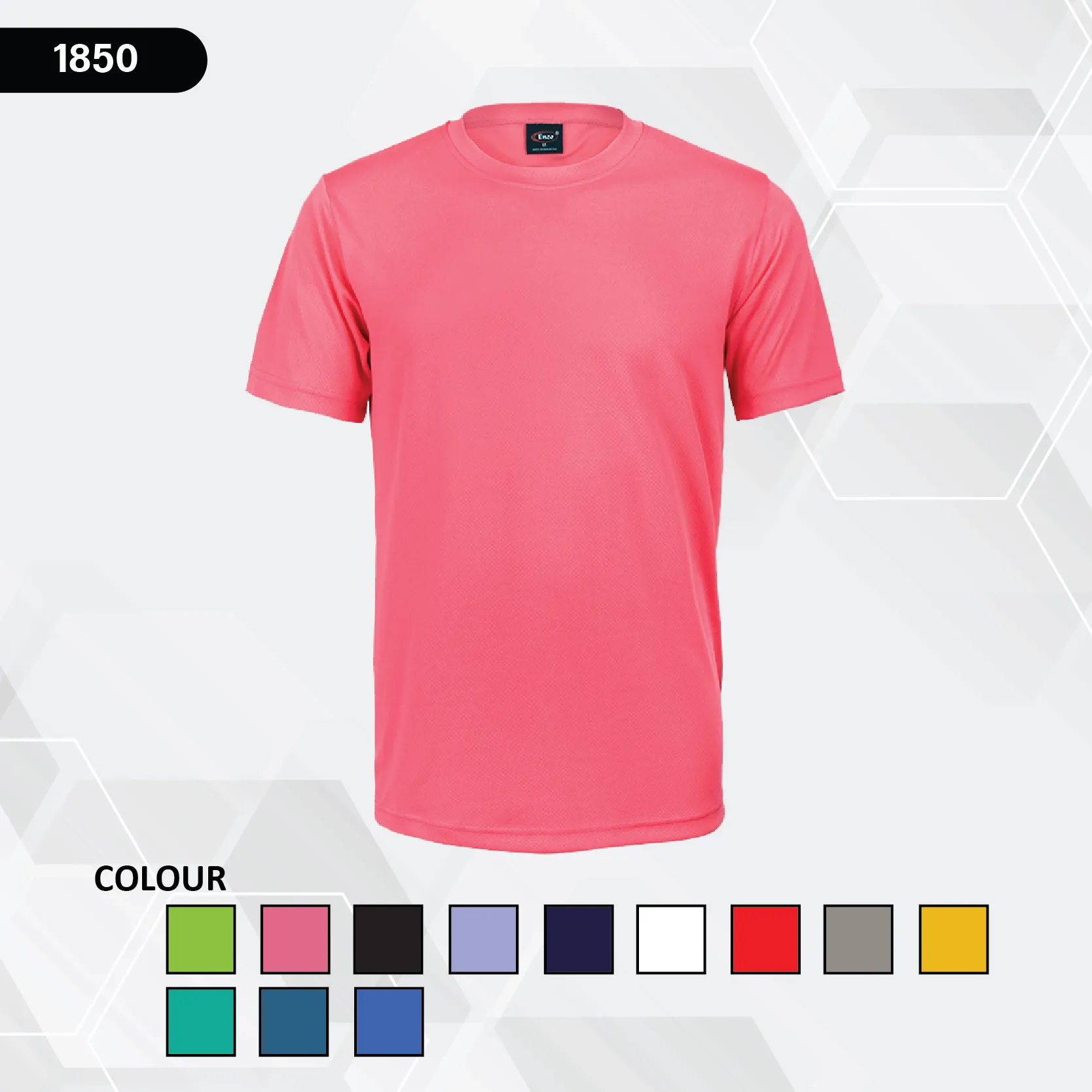 ENZO CODE 1850 PLAIN QUICK DRY RNECK