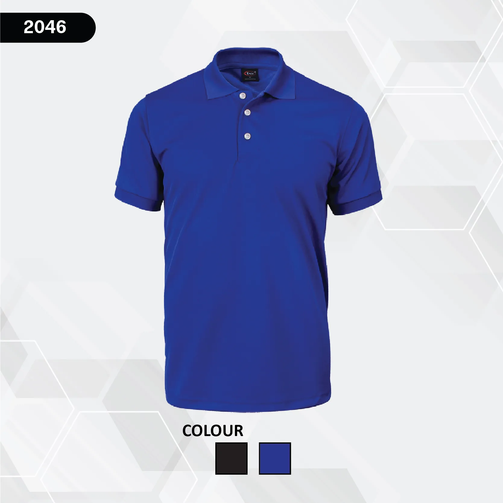 ENZO CODE 2046 PLAIN POLO TSHIRT