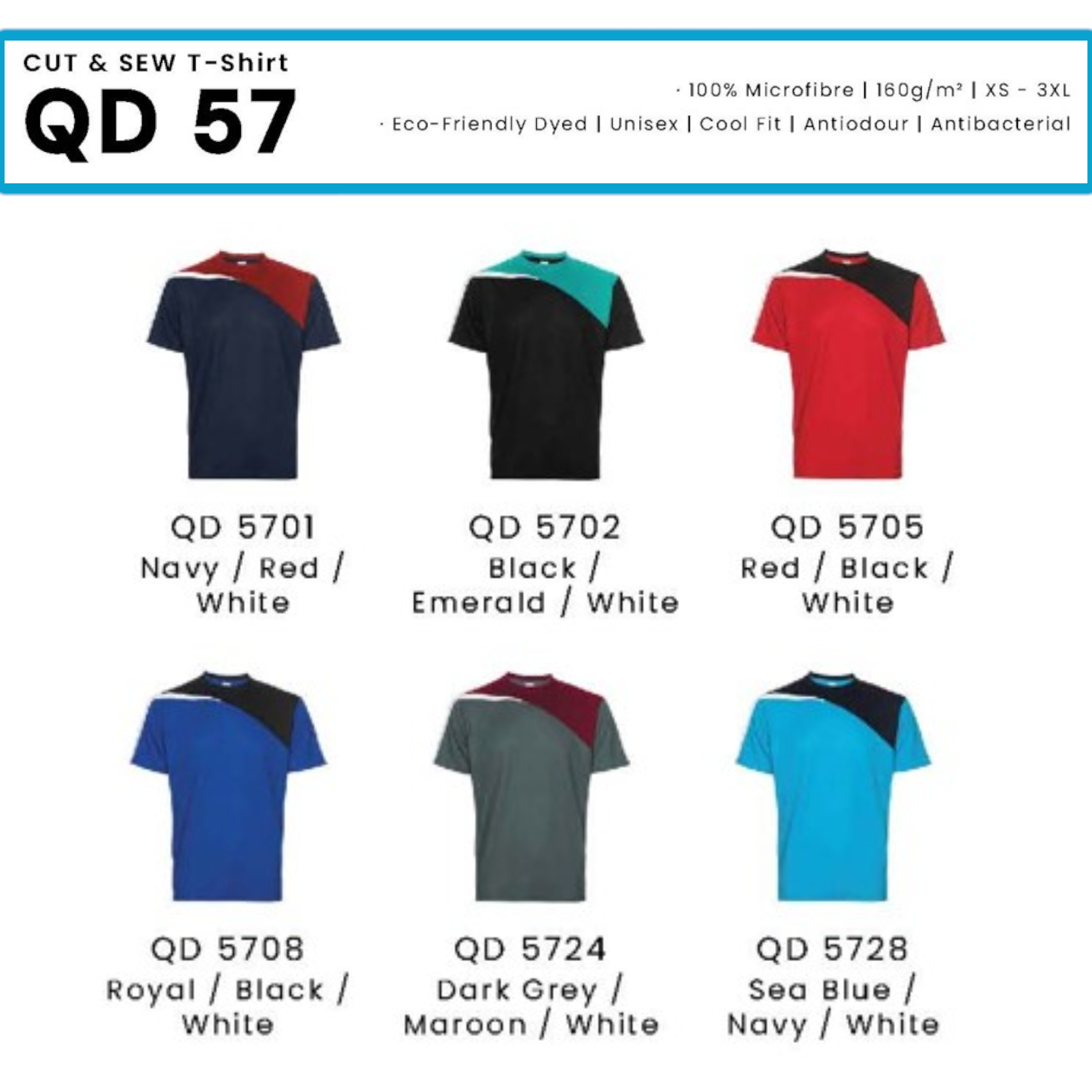 QD 57 CUT & SEW Polo Shirt