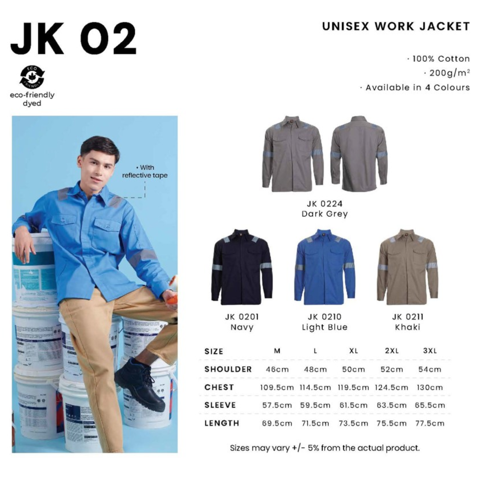 JK 02 UNISEX WORK JACKET