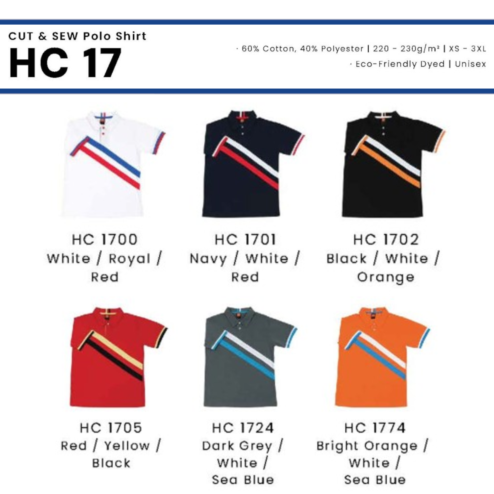 HC 17 CUT & SEW Polo Shirt